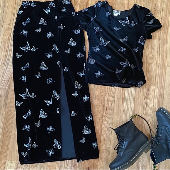 Vintage Dresses & Skirts - Vintage butterfly de colores set 🦋